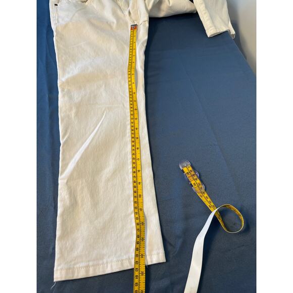 Workshop Andrea Jovine White Denim Jeans Size 10 Pre-owned - Picture 6 of 9